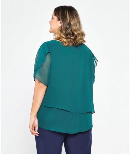 86902 Blusa Sobreposição
