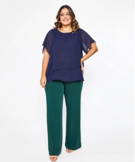 86902 Blusa Sobreposição