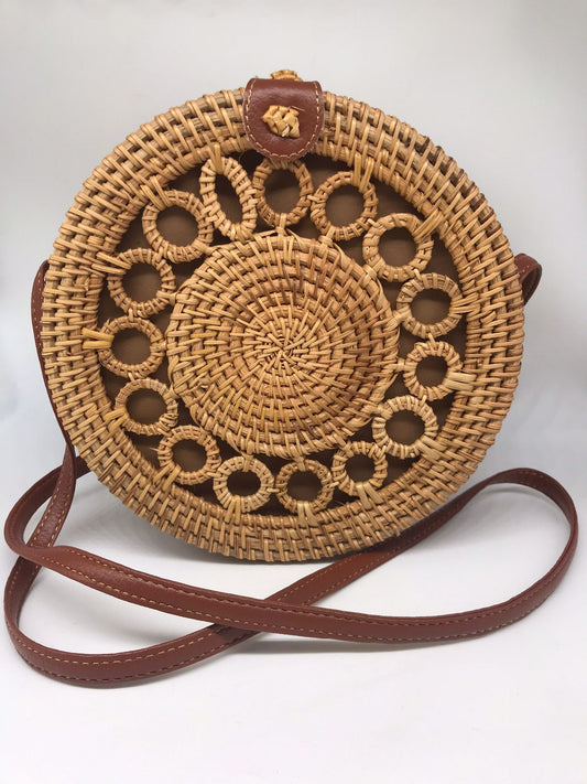 Bolsa Artesanal em Bambu e Palha