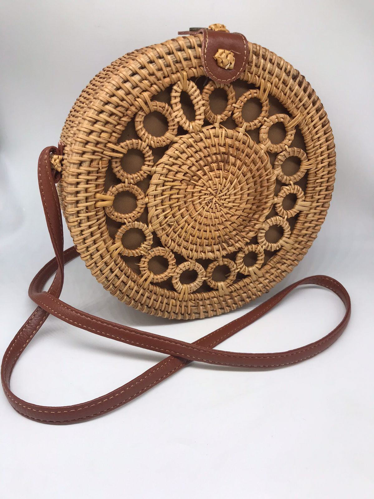 Bolsa Artesanal em Bambu e Palha