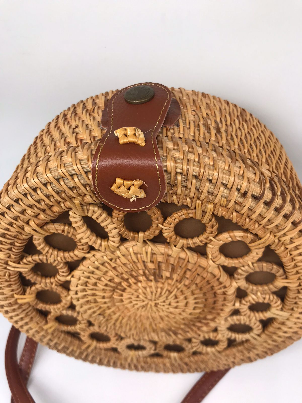 Bolsa Artesanal em Bambu e Palha