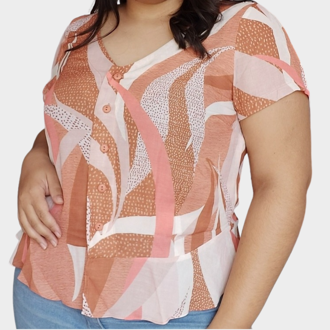 2137 Blusa Detalhe em Botões