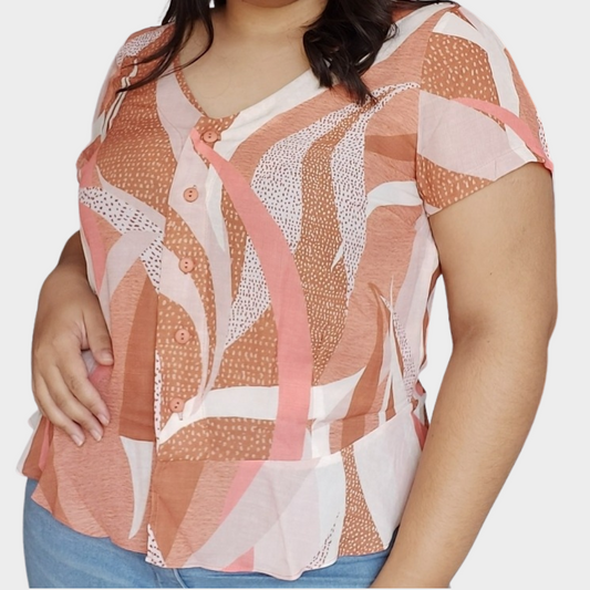 2137 Blusa Detalhe em Botões