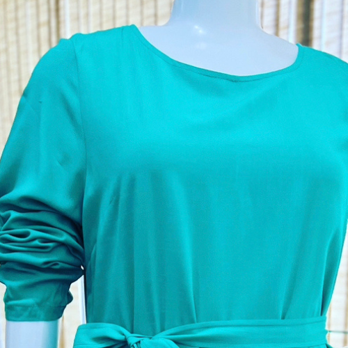 Vestido Azul Tiffany longo