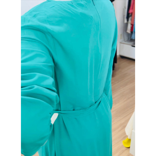 Vestido Azul Tiffany longo