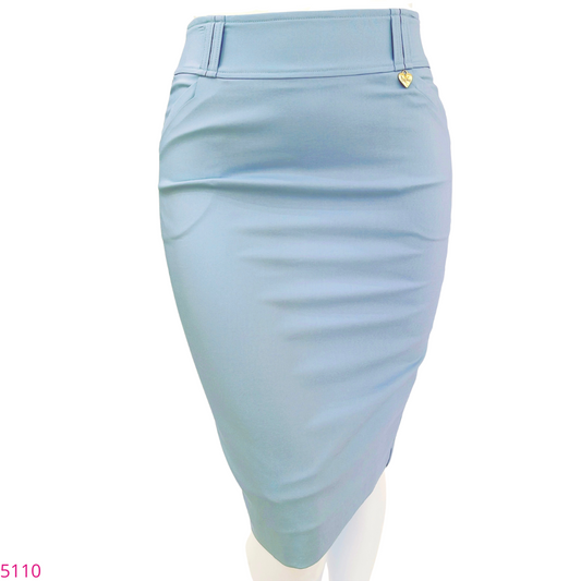 5110 Saia Justa Midi Cotton Dense