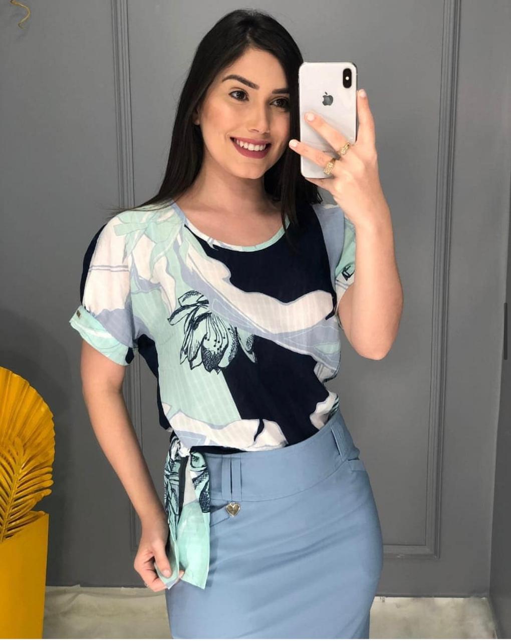 5146 Blusa Fluid Azul