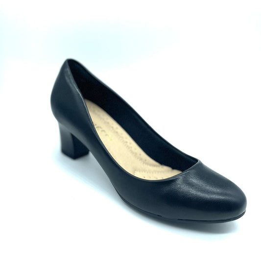 Scarpin Preto Bico Redondo