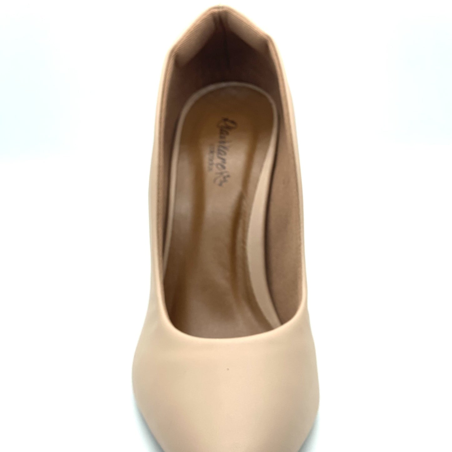 Scarpin nude salto taça