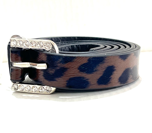 Cinto Animal Print café 107cm