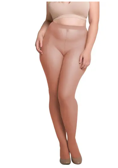 Meia Calça Fio 15 Natural Claro